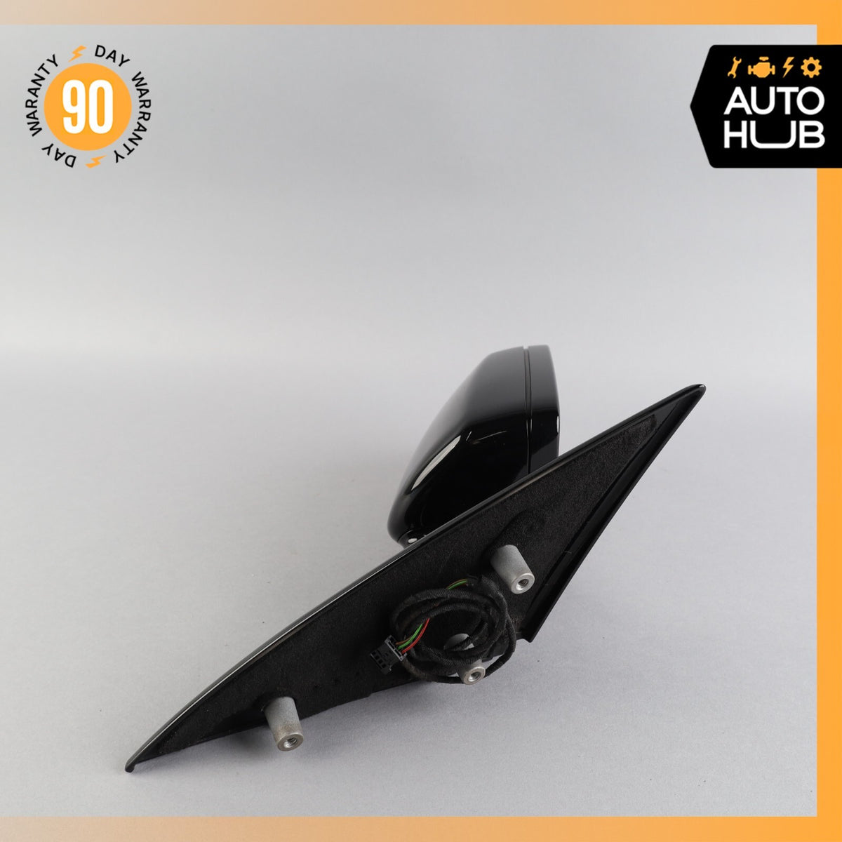 06-10 BMW E64 650i Right Passenger Side Rear View Door Mirror Jet Black OEM 71k - photo 15