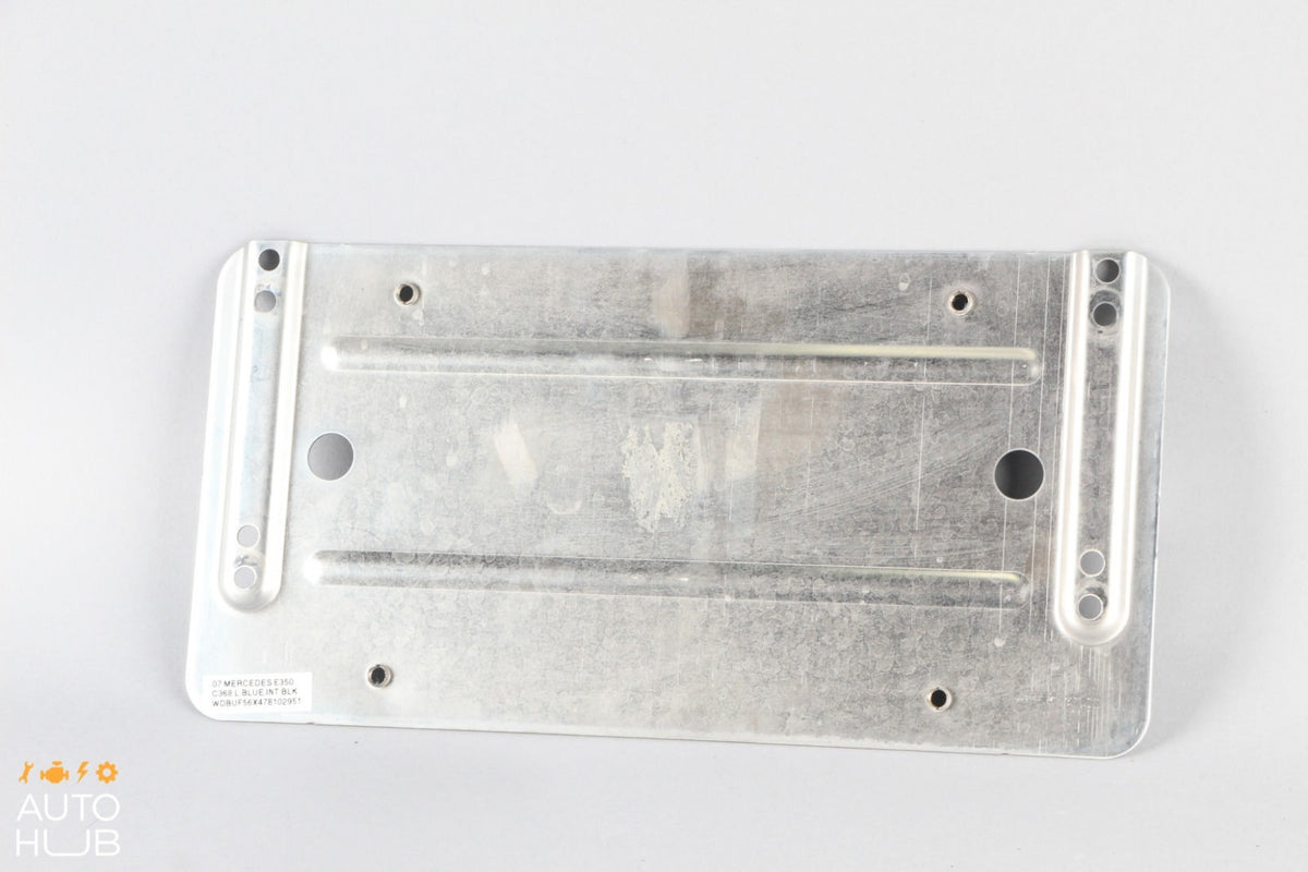 07-09 Mercedes W211 E350 E500 Rear Bumper License Plate Base Bracket OEM - photo 4