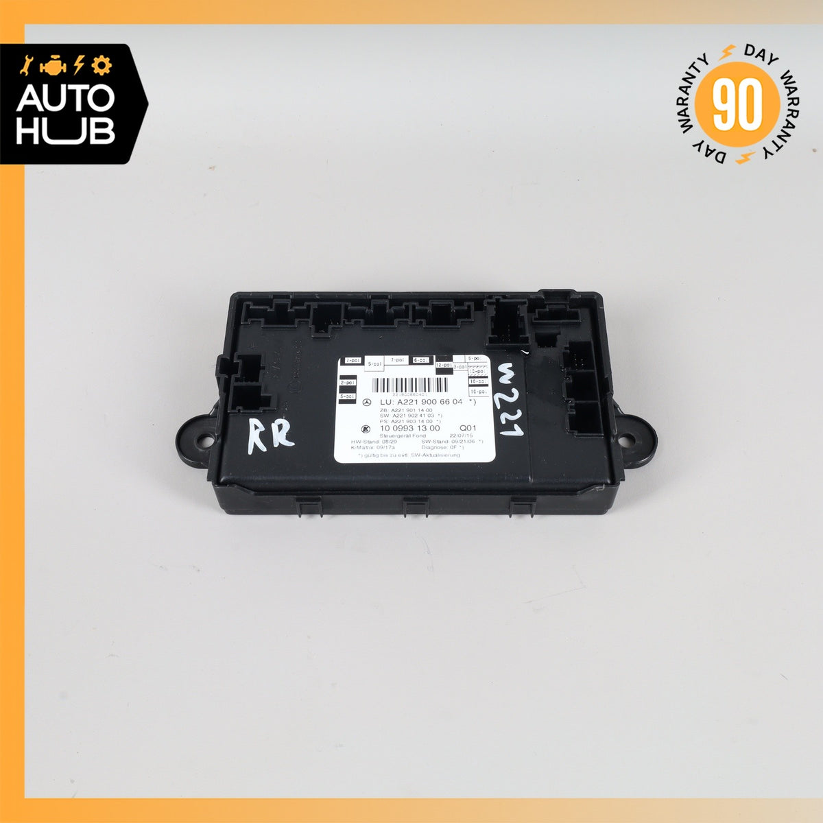 07-13 Mercedes W221 S550 S400 Rear Right or Left Side Door Control Module OEM - photo 3