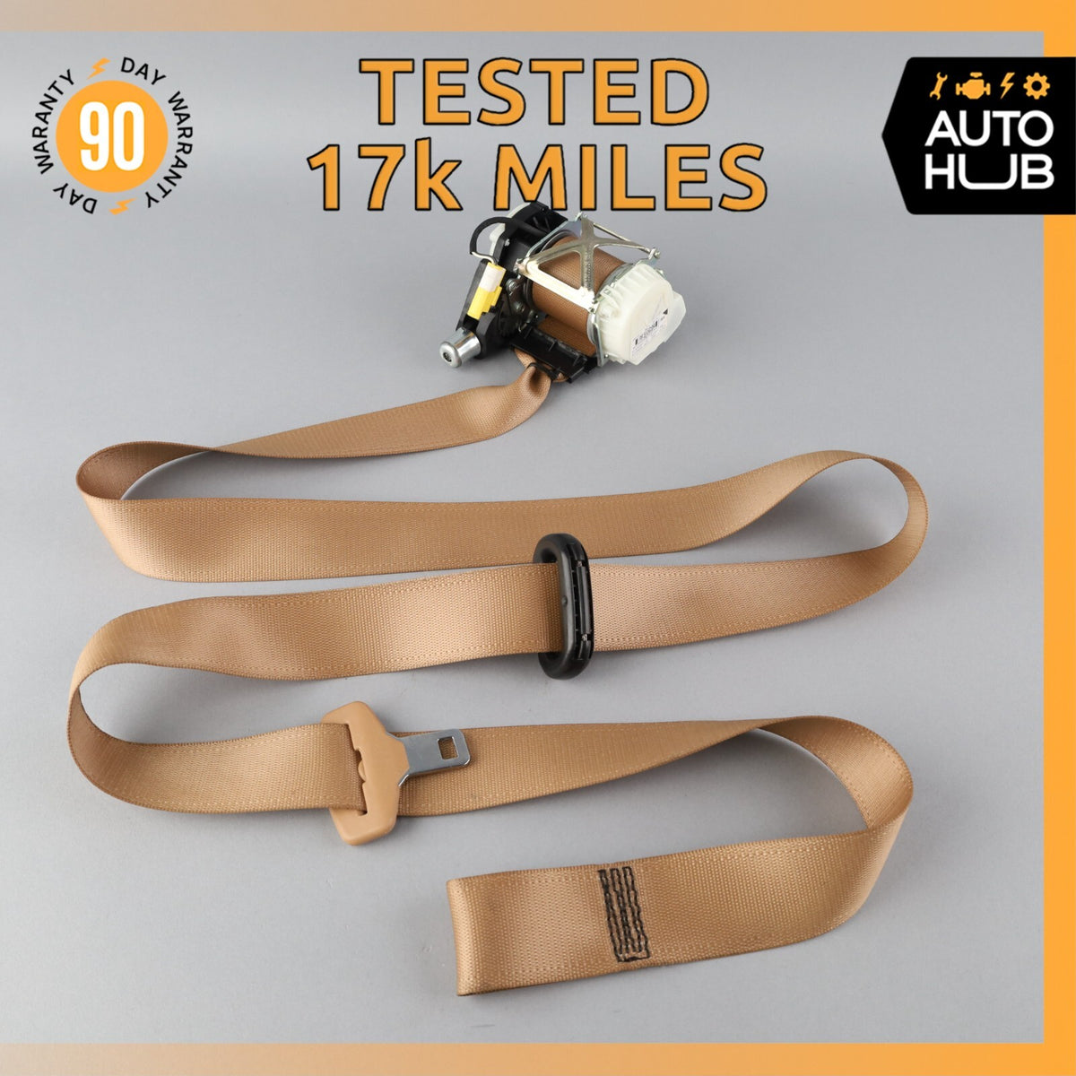 10-19 Maserati GranTurismo M145 Front Right Side Seat Belt OEM 17k - photo 1