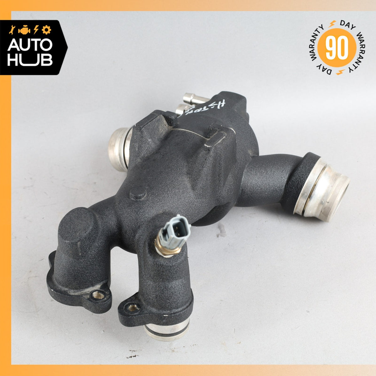 10-19 Aston Martin DB9 Vanquish 6.0L V12 Water Thermostat Housing CD338A586A OEM - photo 5