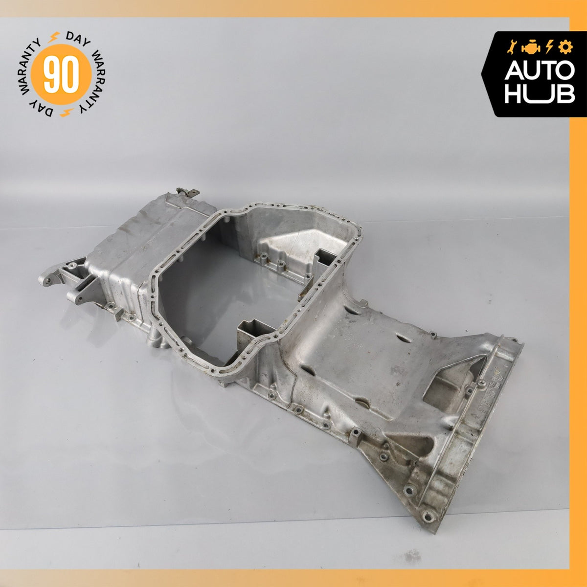 92-99 Mercedes W140 CL600 S600 Oil Pan Upper Part 1200103213 OEM - photo 2
