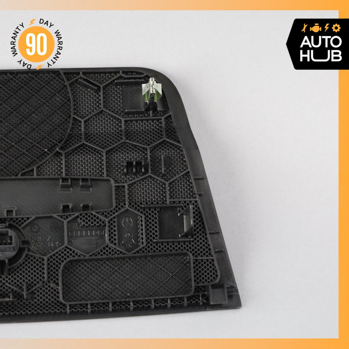 10-17 Mercedes W207 E550 E350 Dashboard Dash Grille Speaker Cover Black OEM - photo 8