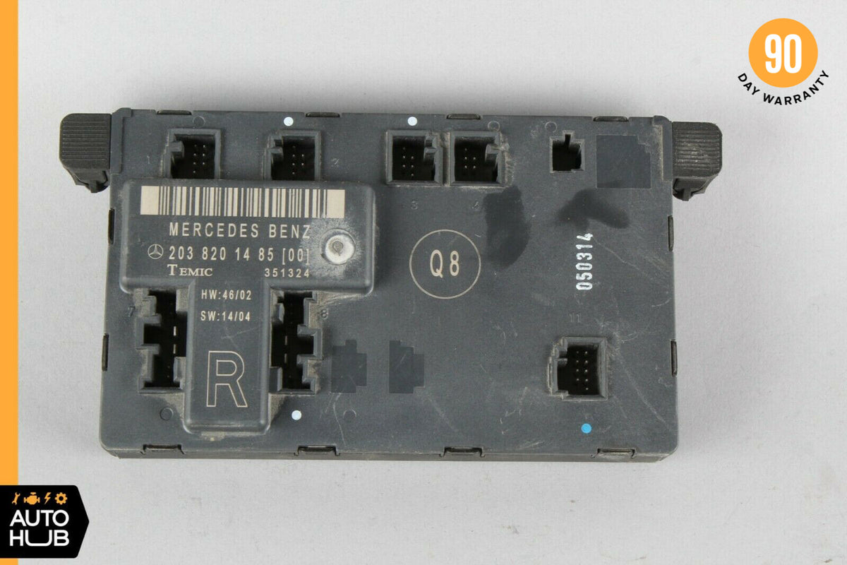 01-07 Mercedes W203 C230 C280 C320 Front Right Door Control Module 2038201485 - photo 1