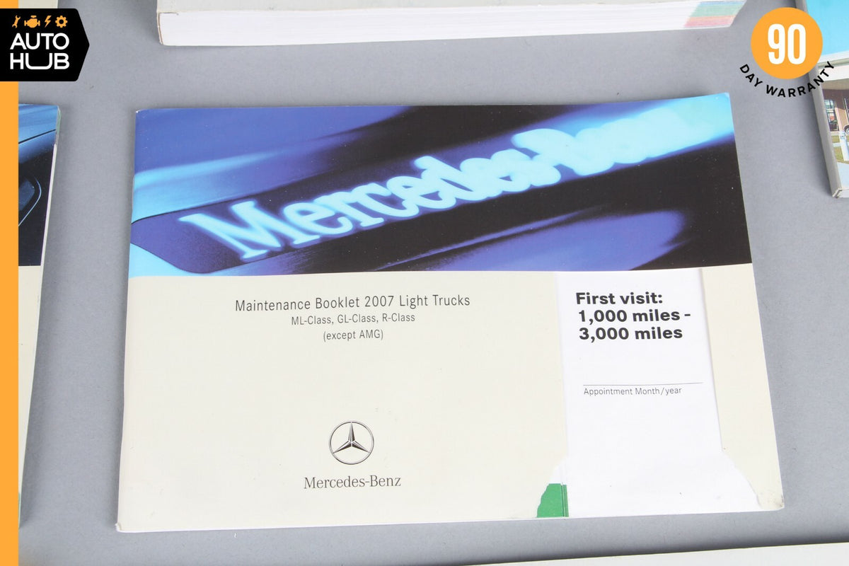 2007 Mercede-Benz X164 GL450 Owner's Manual Book Set OEM - photo 9