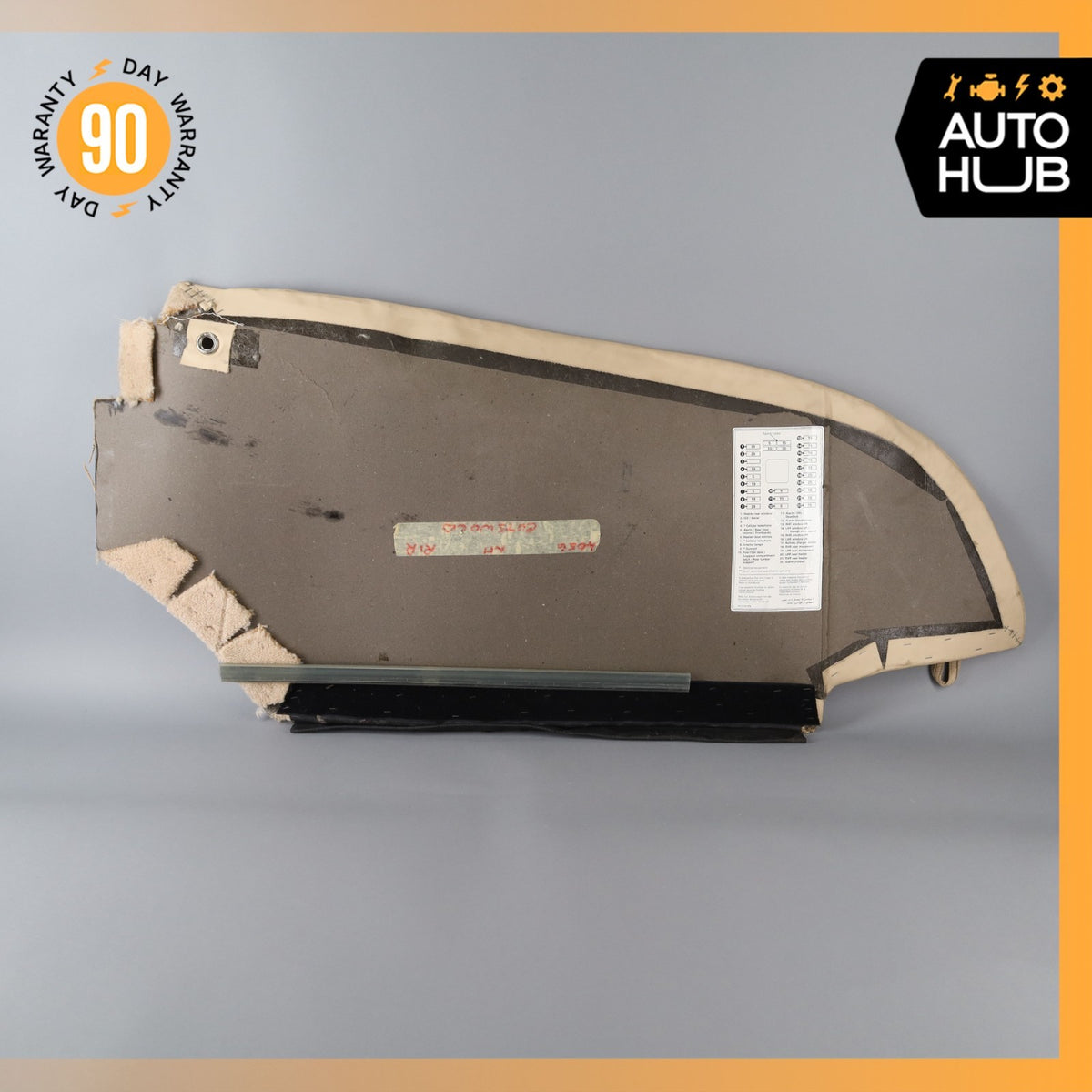 99-02 Rolls Royce Silver Seraph Rear Left Side Trunk Boot Mat Carpet Cover OEM - photo 7