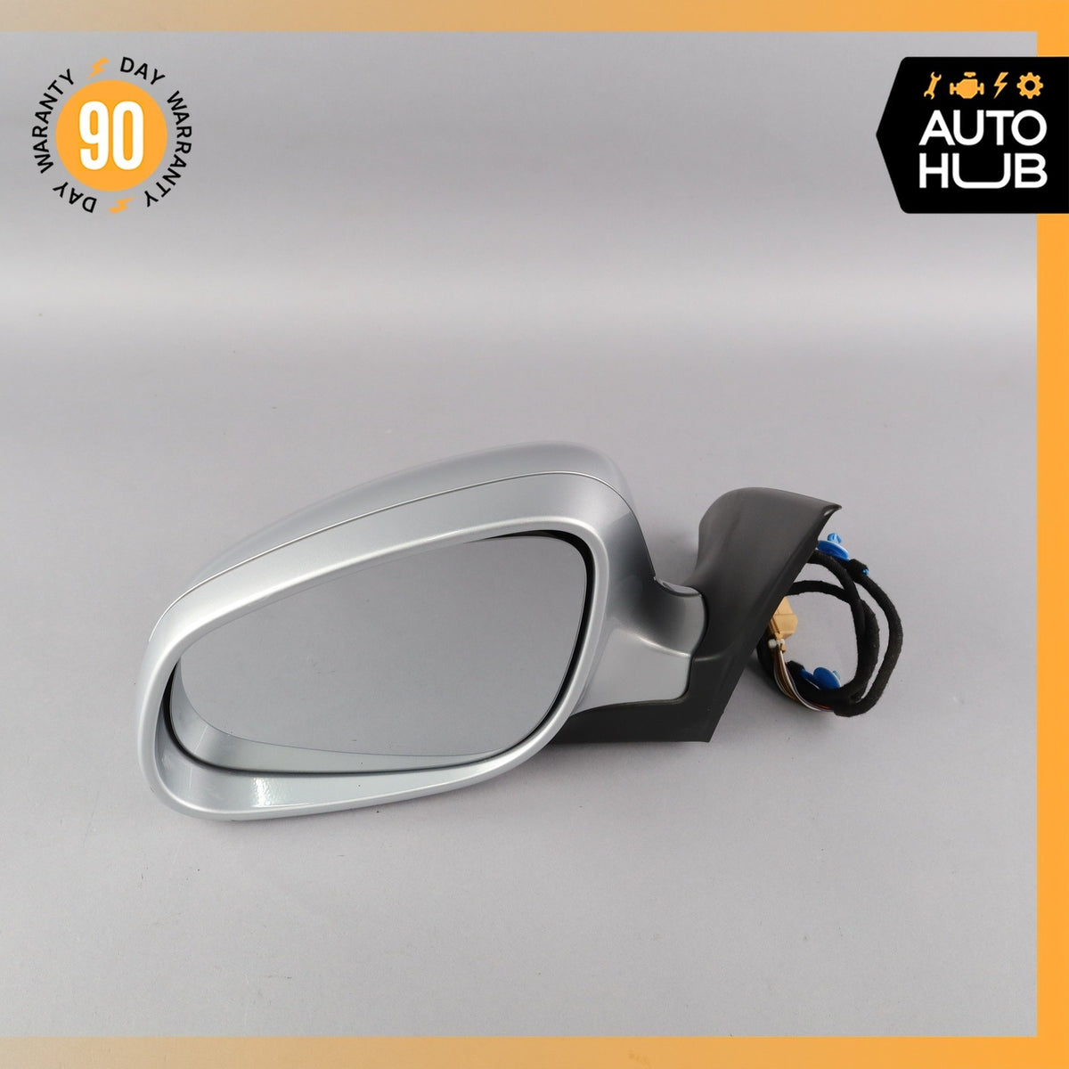 03-06 Porsche Cayenne 955 Left Driver Side Rear View Mirror Silver OEM - photo 2