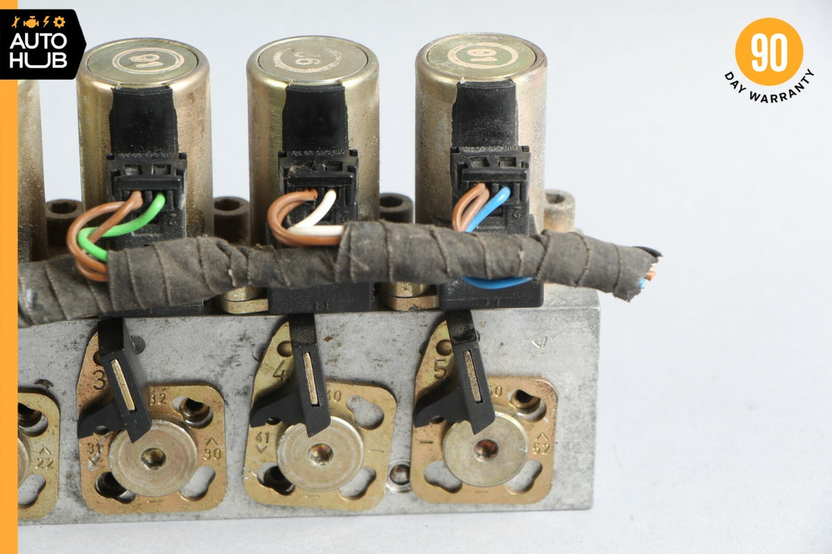 90-02 Mercedes R129 300SL SL600 Right Top Hydraulic Valve Block Solenoid OEM - photo 3