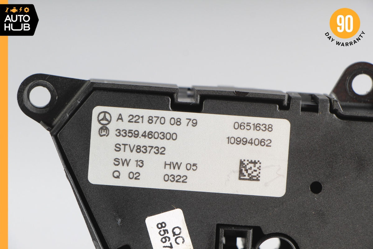 07-13 Mercedes W221 S400 S63 AMG Rear Left Driver Seat Control Memory Switch OEM - photo 11