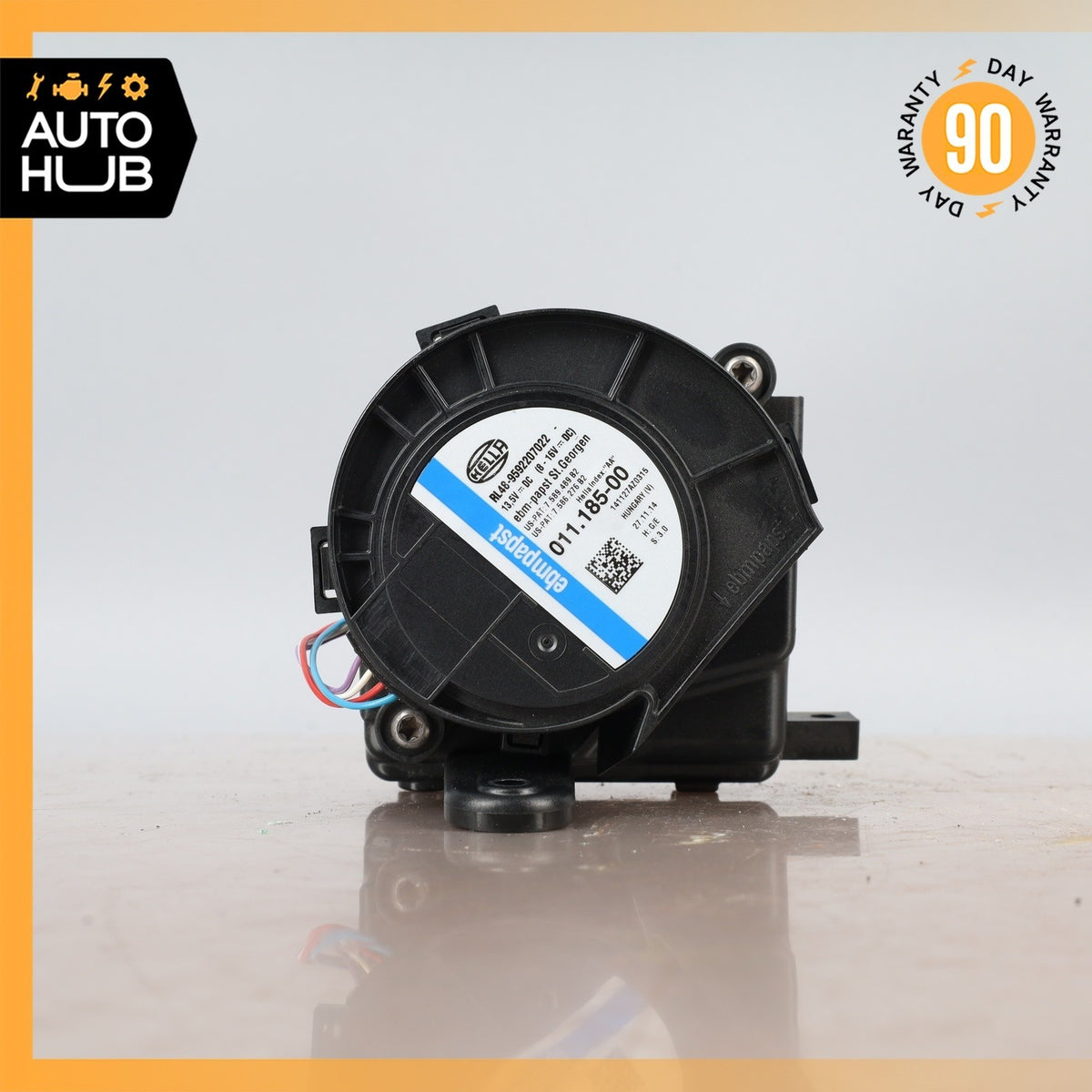 15-18 Porsche Cayenne 958 Right Side Headlight LED Cooling Fan Motor OEM - photo 3