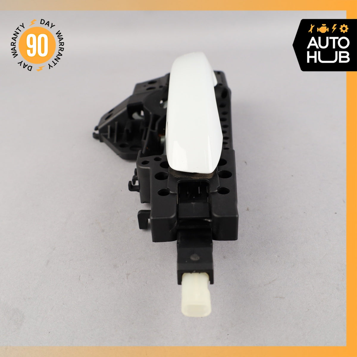 17-19 Audi 4M Q7 Right Passenger Side Exterior Door Handle White OEM 87k - photo 11