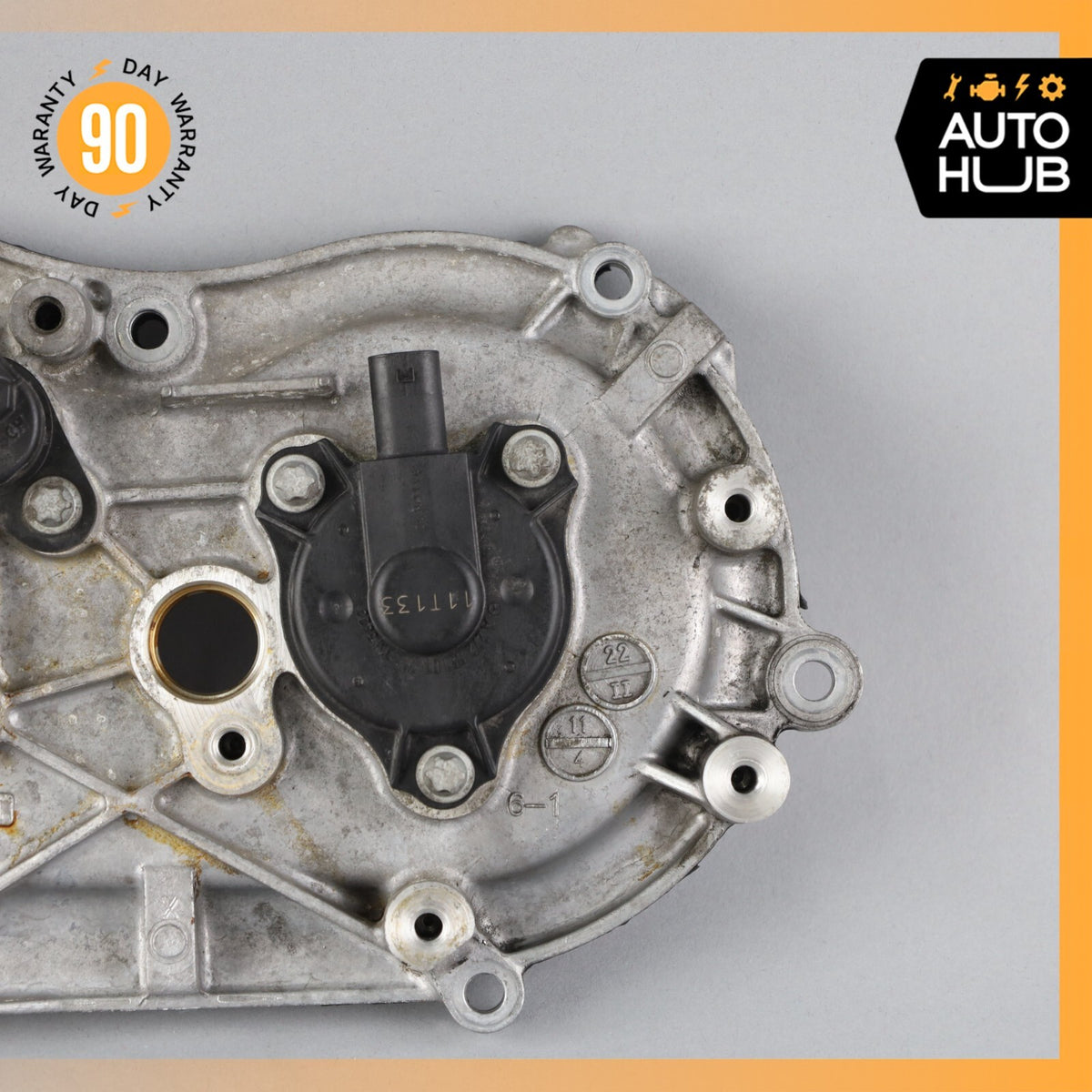 Mercedes W221 S400 C300 E350 Front Left Side Engine Timing Chain Cover Plate OEM - photo 4