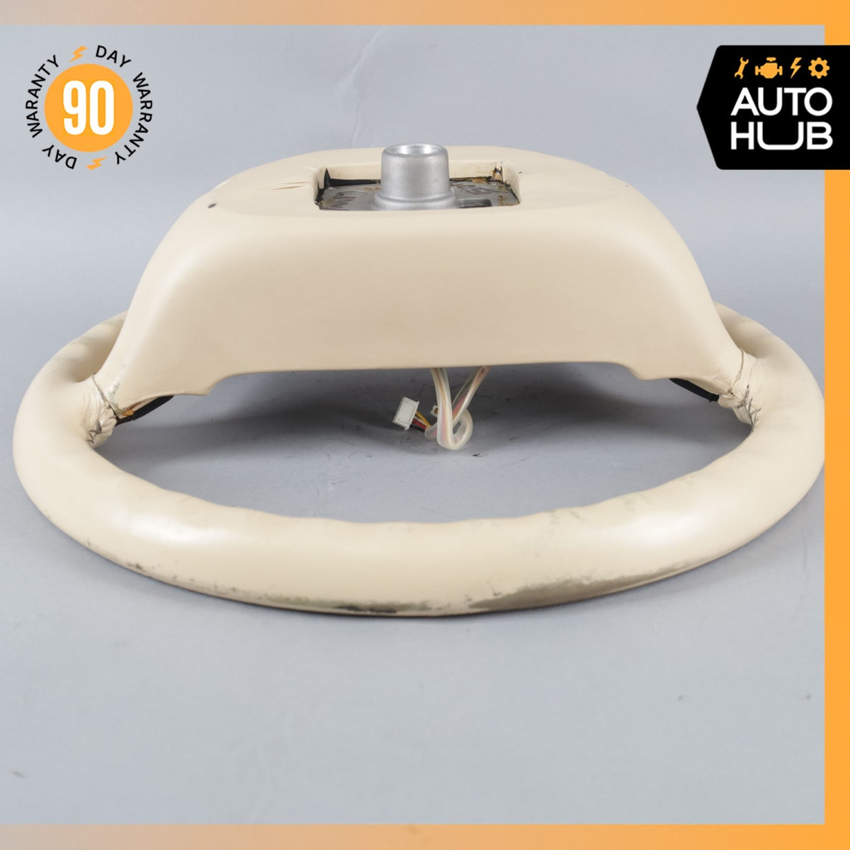 99-02 Rolls Royce Silver Seraph Steering Wheel Beige Wood PH32688PA OEM - photo 9