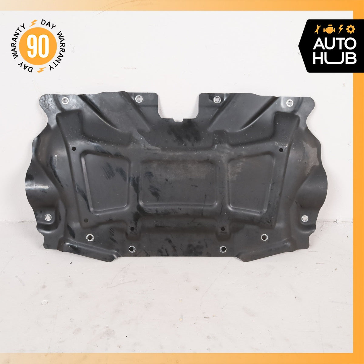 19-23 Mercedes W205 C63 AMG Under Engine Center Lower Splash Shield Guard OEM - photo 10