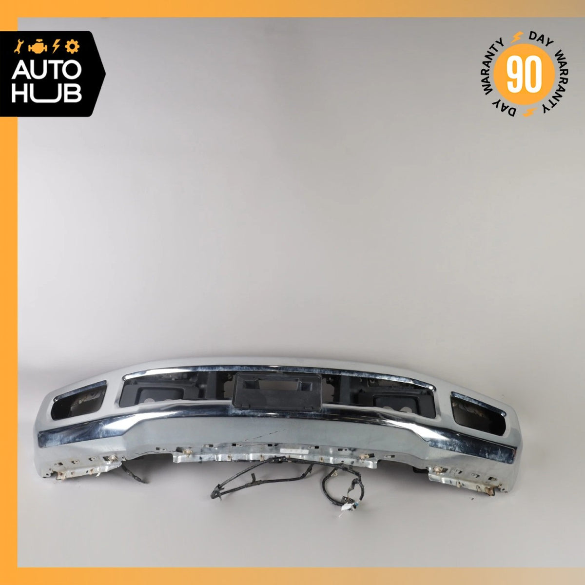 17-19 Ford F250 F350 F550 Front Bumper Cover Assembly Chrome OEM - photo 1