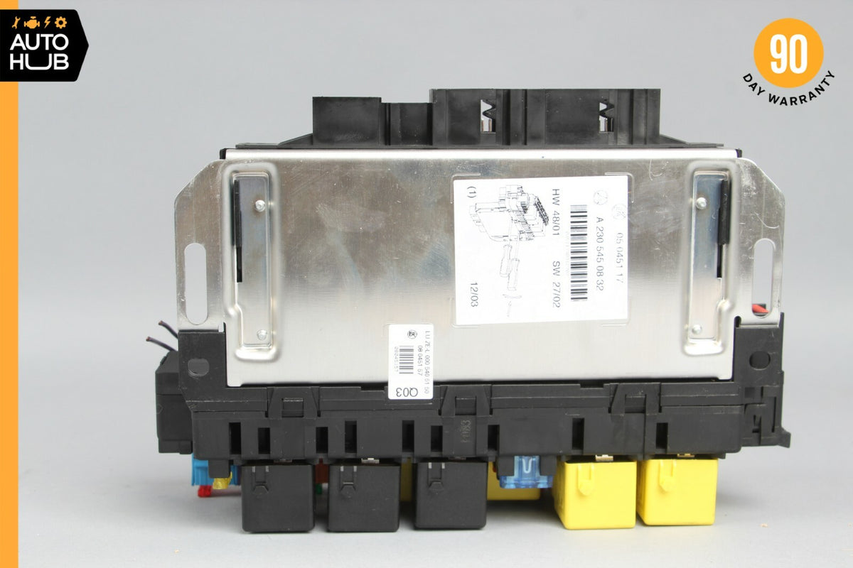 03-12 Mercedes R230 SL500 SL550 Front Left SAM Fuse Box Control Module OEM - photo 10