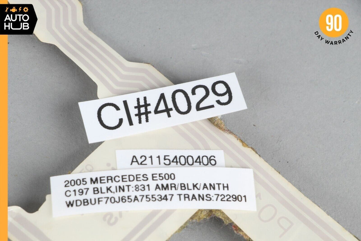 03-09 Mercedes W211 E500 E350 E320 Rear Left Driver Side Door Wire Harness OEM - photo 9
