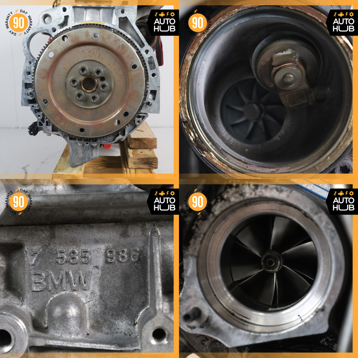 12-19 BMW F15 X5 535i 435i 335i 3.0L Straight Six N55 Engine Motor w/ Turbo OEM - photo 20