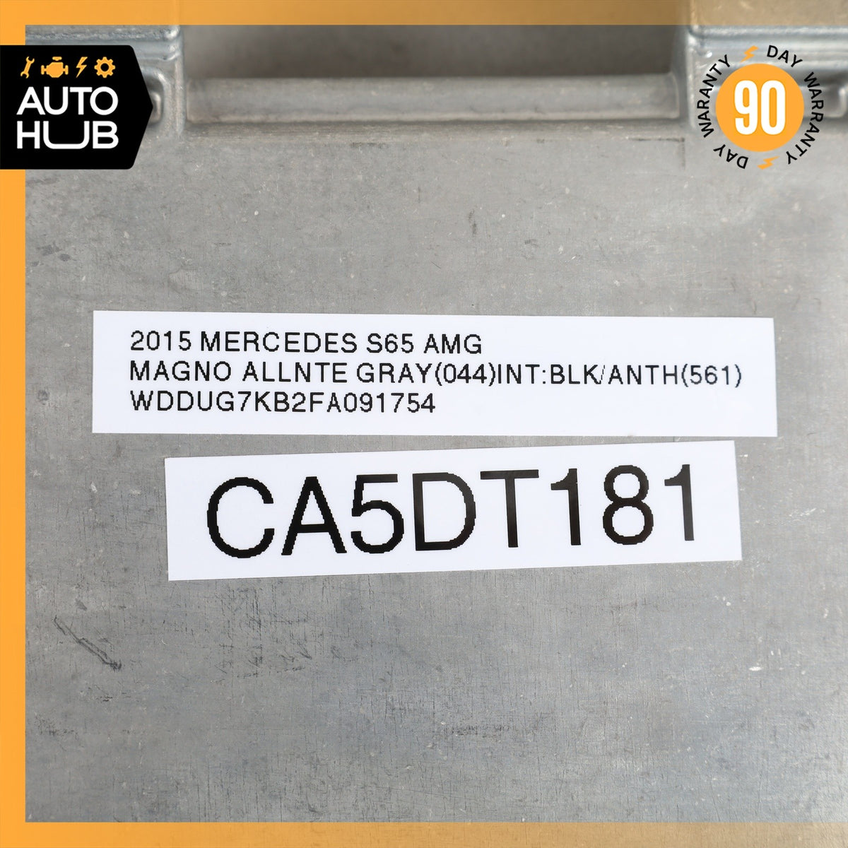 14-17 Mercedes W222 S65 S550 S600 Seat Belt Control Module 2229000909 OEM - photo 8