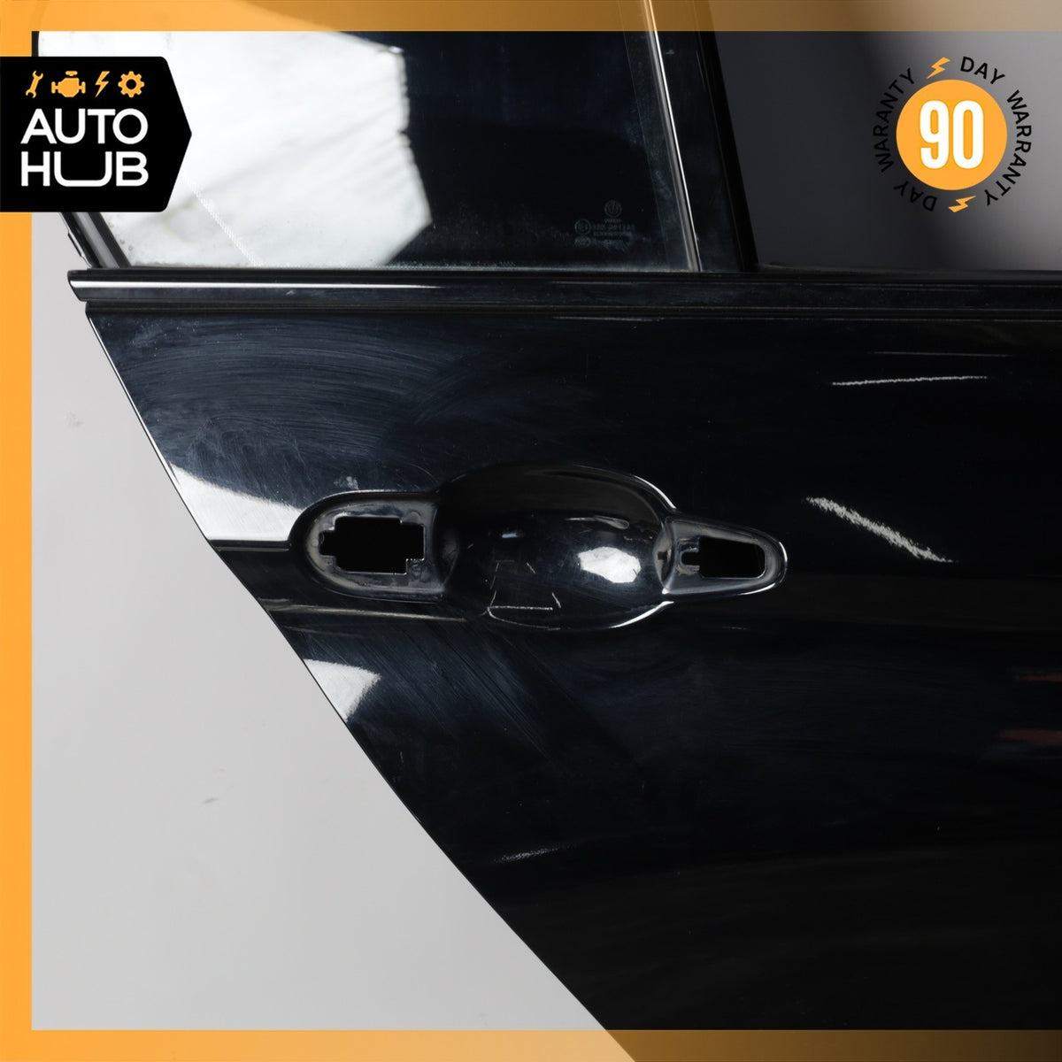 12-18 BMW F30 320i M3 Rear Right Passenger Side Door Shell Black OEM - photo 5