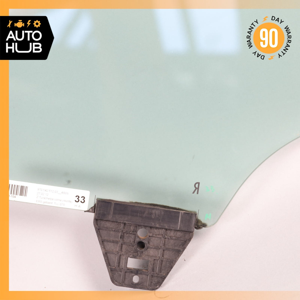 10-16 Porsche Panamera 970 Hybrid S Door Window Glass Front Right Side OEM 89k - photo 13