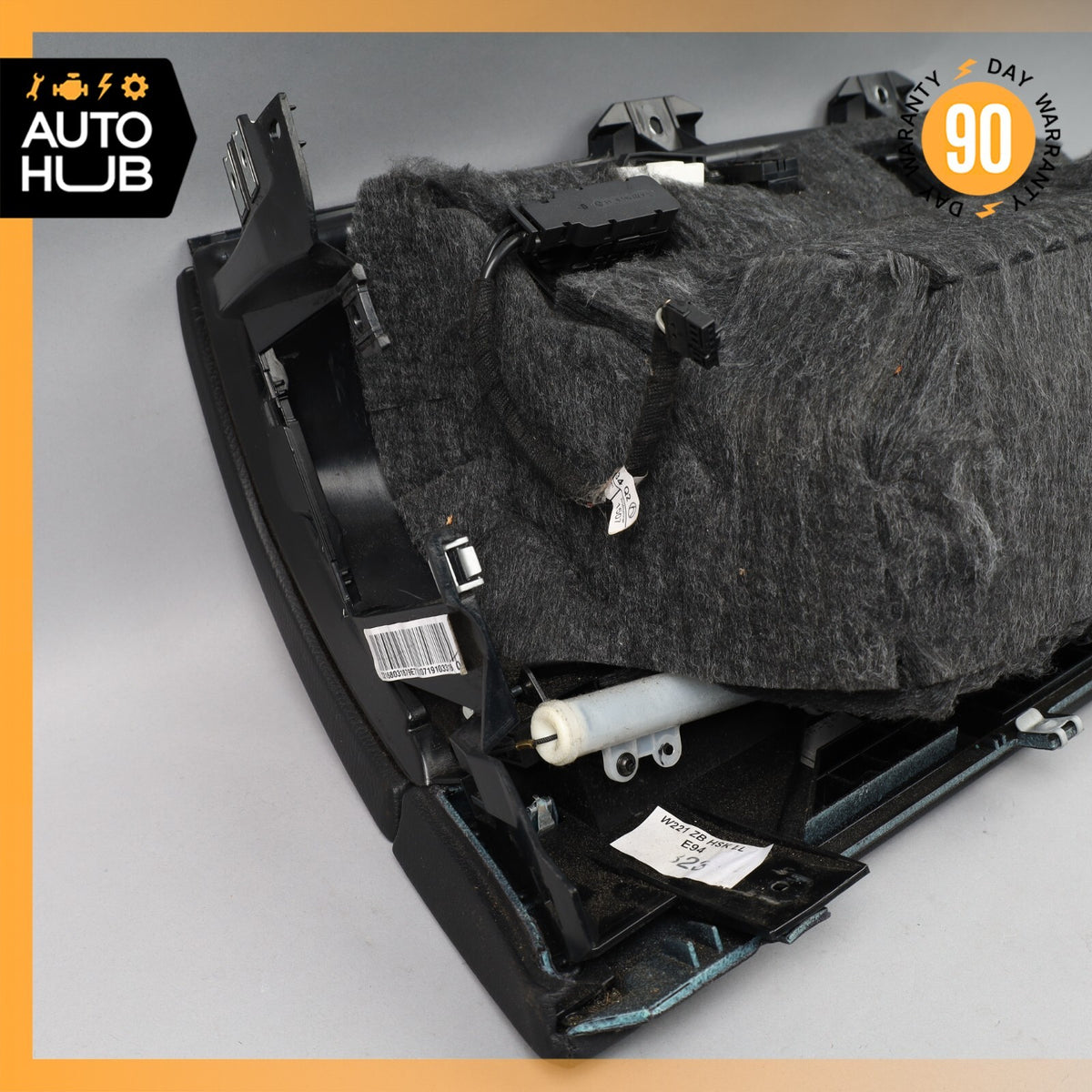 07-09 Mercedes W221 S550 S450 Dashboard Dash Glove Box Compartment Black OEM - photo 12
