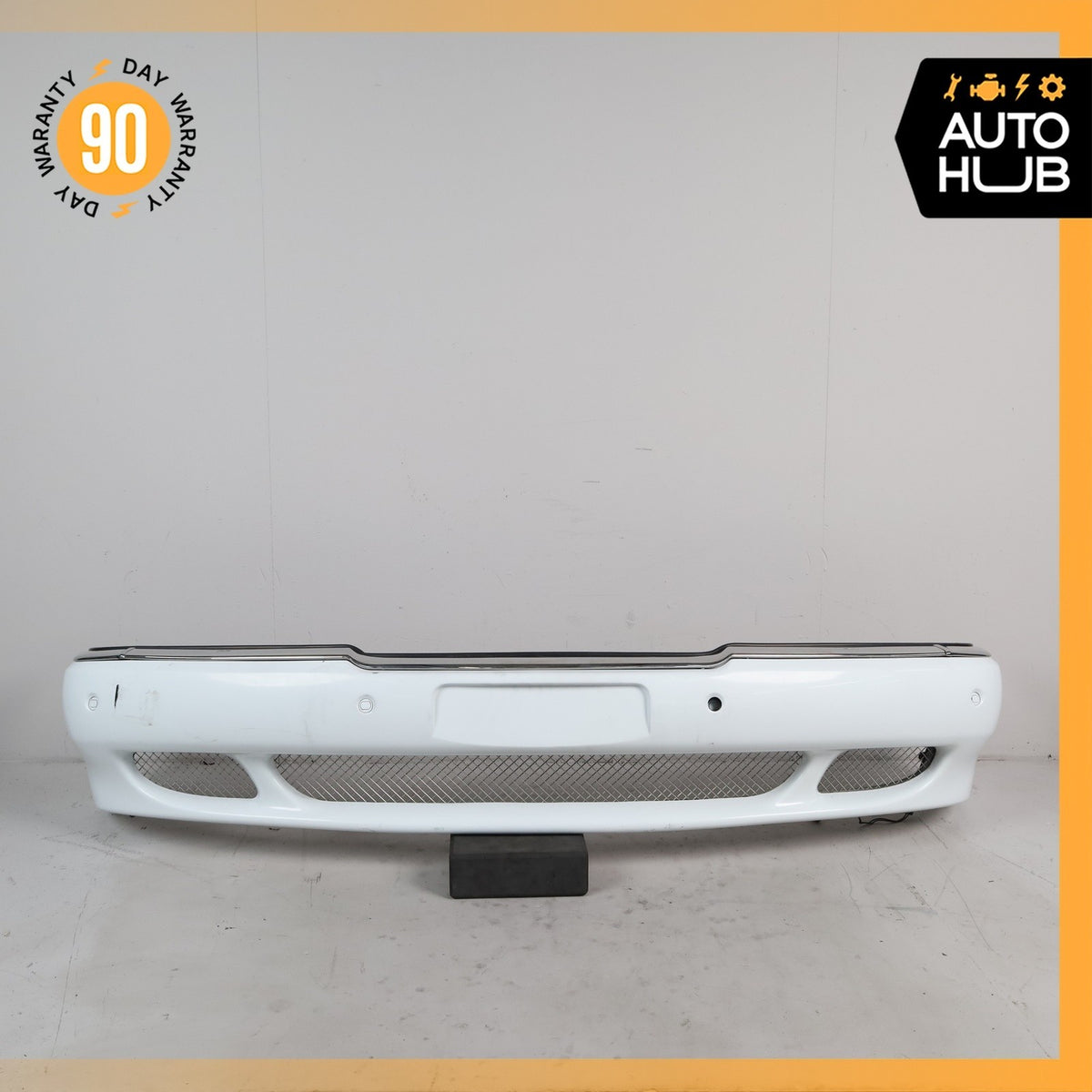 00-02 Bentley Arnage Front Bumper Cover Assembly White OEM 30k - photo 2