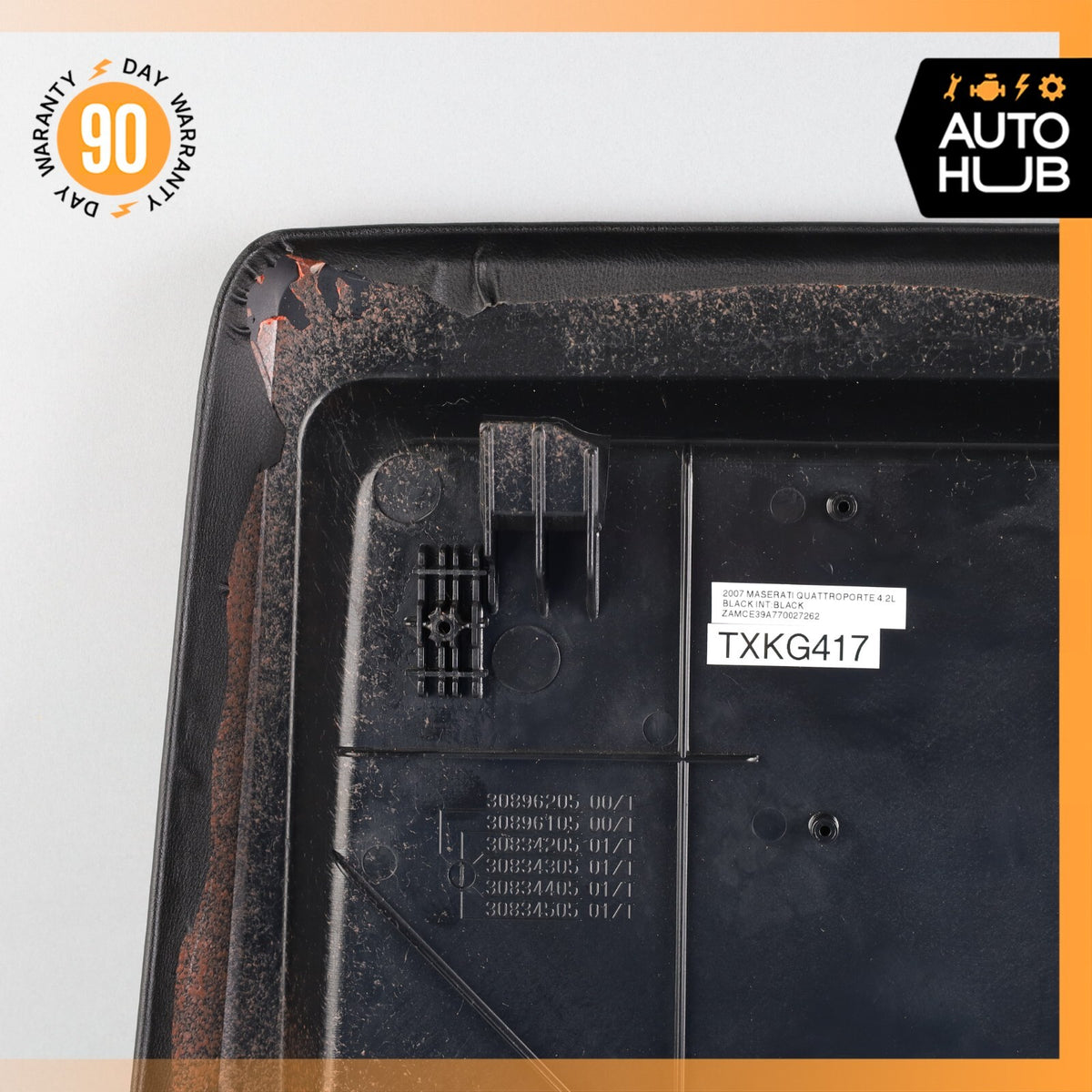 03-08 Maserati Quattroporte Back Panel Seat Cover Front Left or Right Side OEM - photo 7