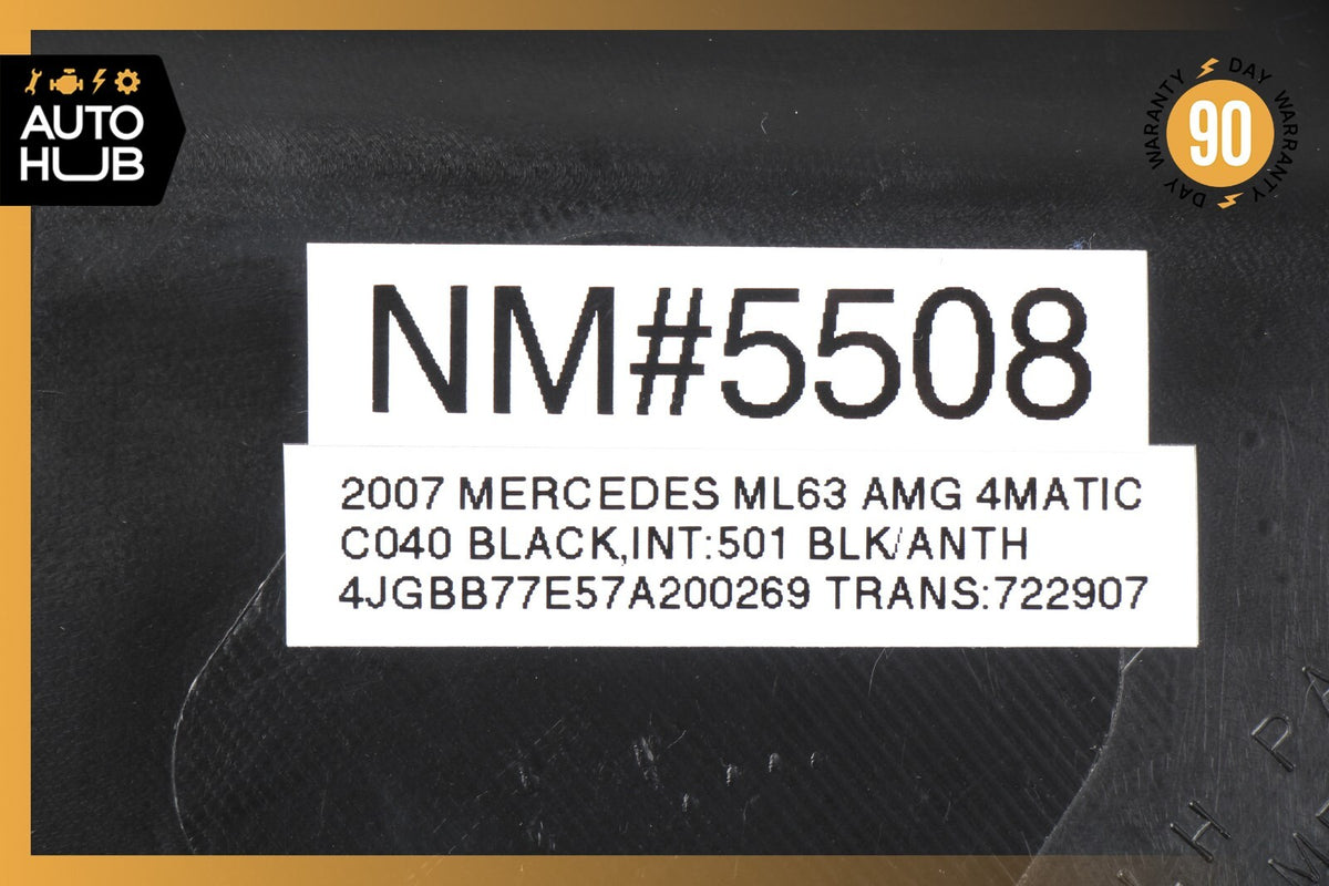 06-12 Mercedes W164 ML63 AMG GL450 Dashboard Dash Board Left Side Trim Black OEM - photo 10