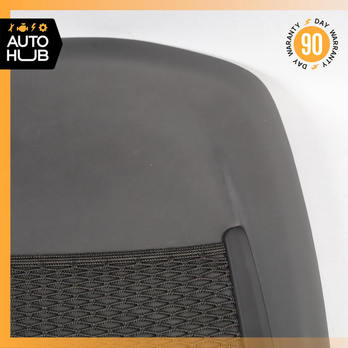 14-22 Maserati Ghibli M157 Front Left Side Seat Back Cover Black OEM - photo 5