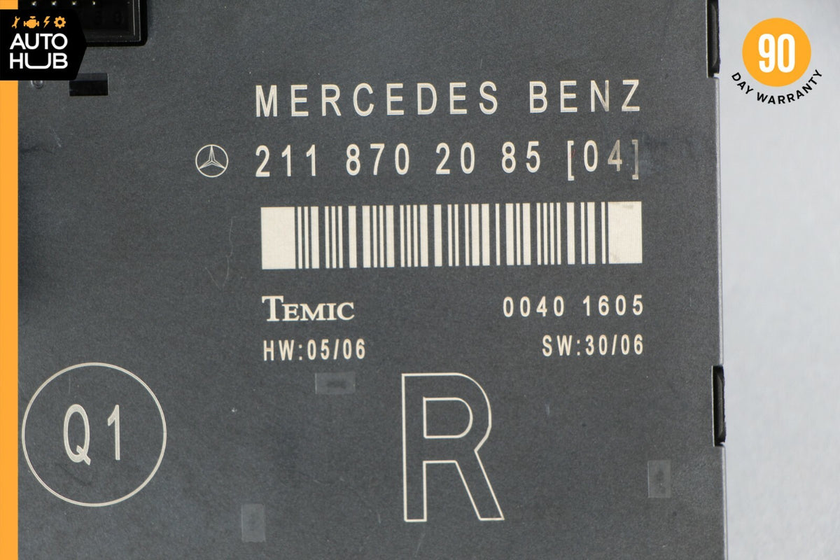 03-09 Mercedes W211 E350 E550 Front Right Passenger Door Control Module OEM - photo 11