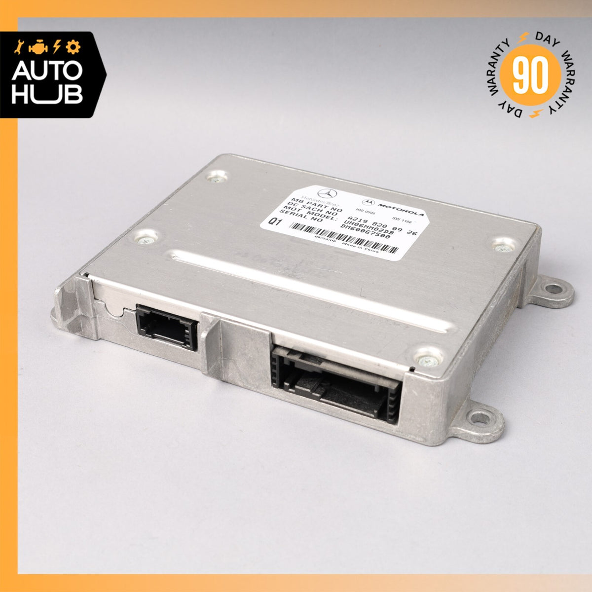 06-12 Mercedes R230 SL600 ML63 E350 Communication Control Module 2198200926 OEM - photo 1