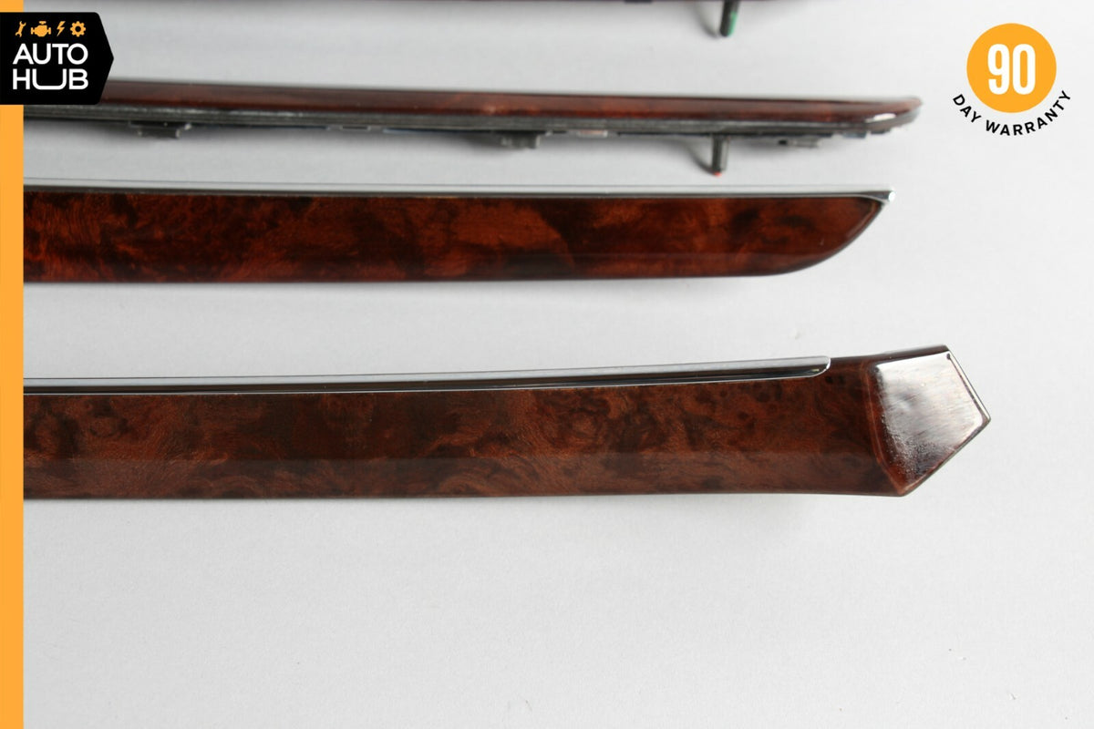 10-13 Mercedes W221 S400 S550 Door Panel Trim Set 2217205222 Wood OEM - photo 5