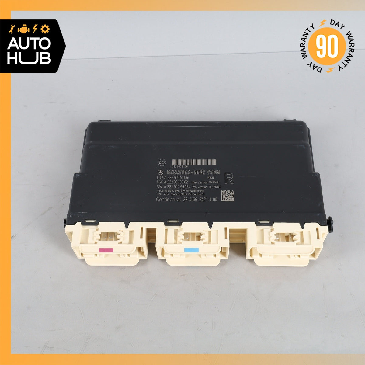 14-17 Mercedes W222 S550e S600 Rear Left or Right Seat Control Module OEM - photo 2