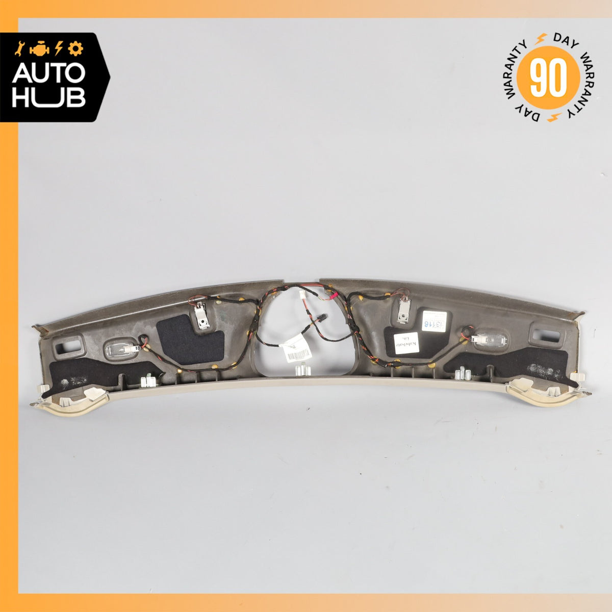Mercedes R230 SL550 SL55 AMG Front Window Top Upper Headliner Trim Panel OEM - photo 7