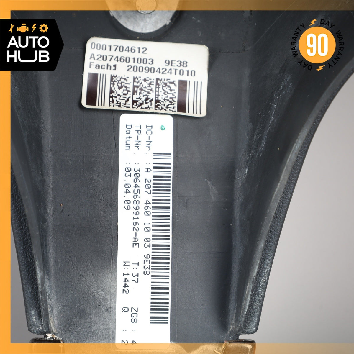 08-12 Mercedes W207 E550 C300 Driving Steering Wheel Wood w/Paddle Shifters OEM - photo 9