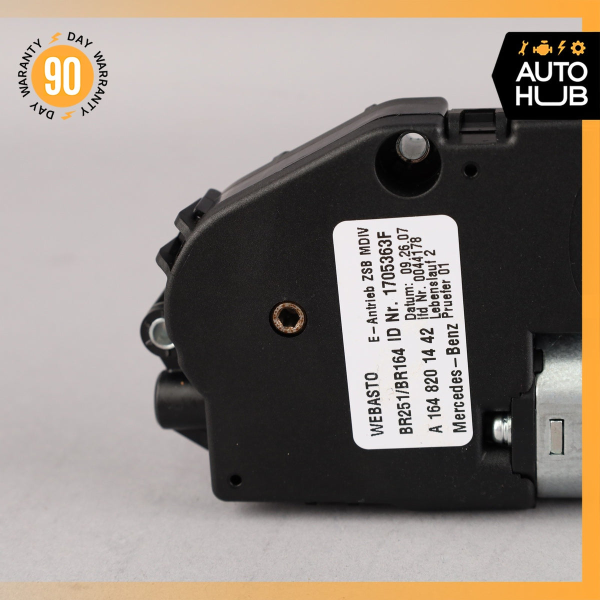 06-13 Mercedes W164 ML550 R500 Panoramic Sunroof Sun Roof Motor 1648201442 OEM - photo 4