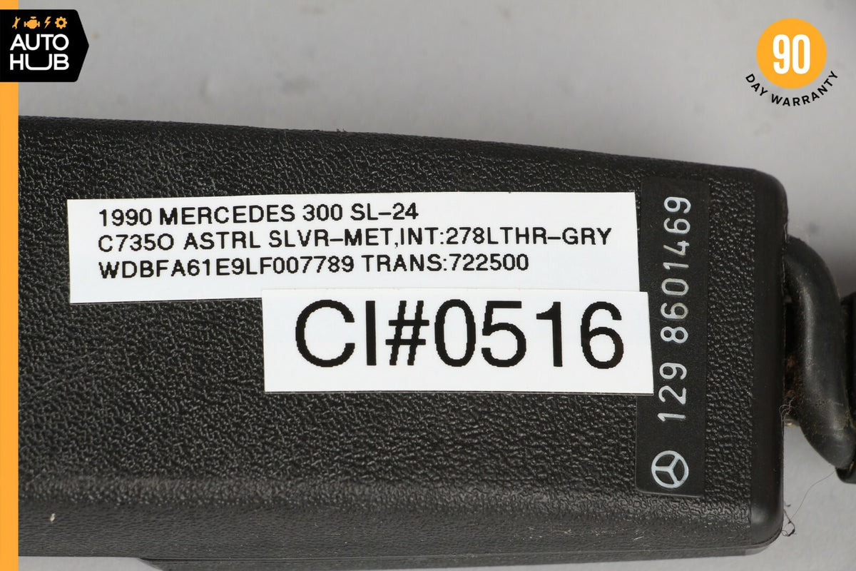 90-02 Mercedes R129 300SL SL500 Right Passenger Seat Belt Seatbelt Buckle OEM - photo 7
