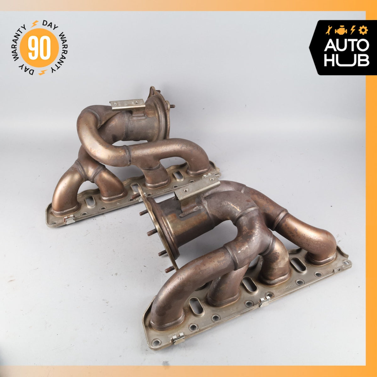 08-14 Porsche Cayenne 958 S GTS 4.8L V8 Exhaust Manifold Set 94811113000 OEM - photo 1