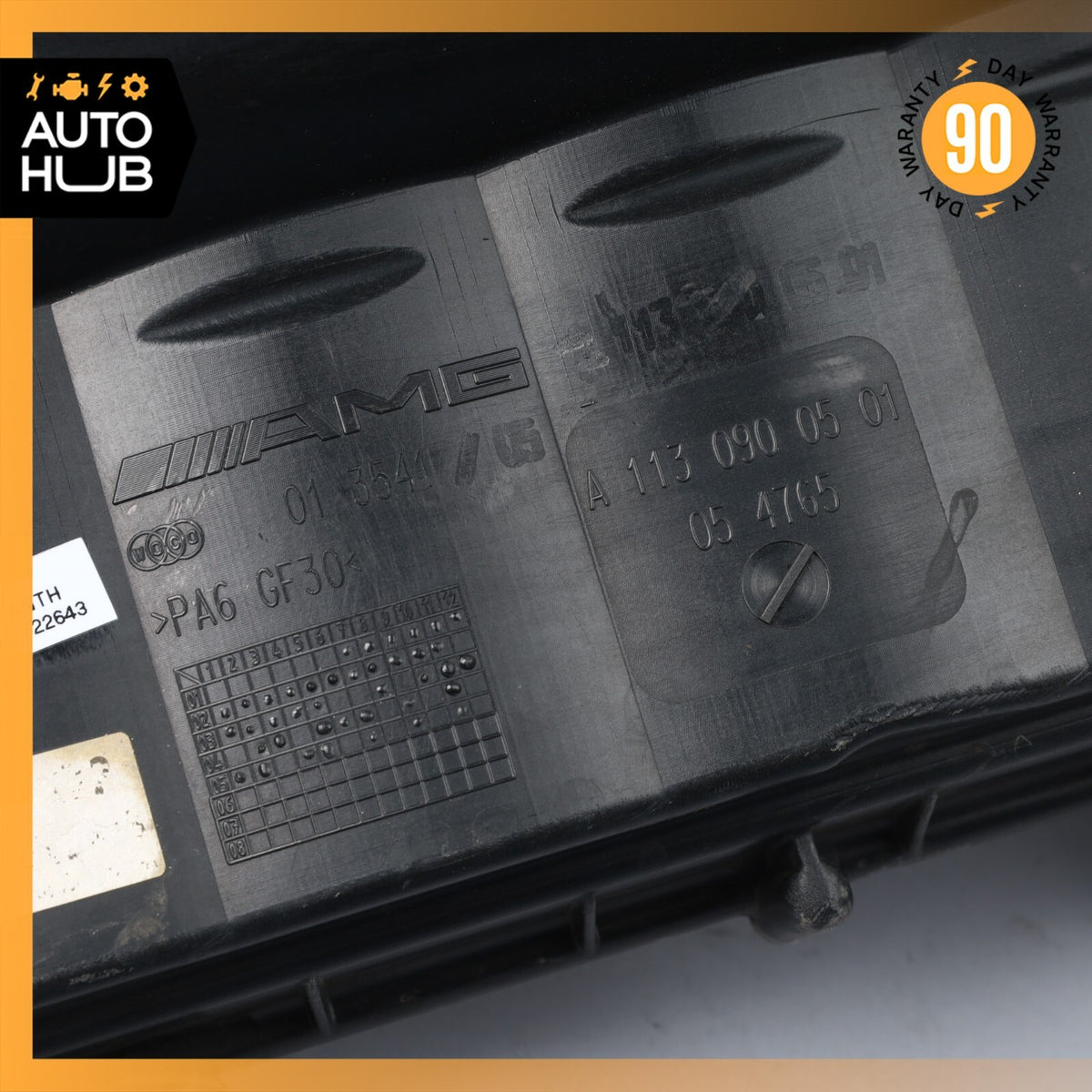 03-08 Mercedes W219 CLS55 E55 AMG Engine Air Intake Filter Left 1130900501 OEM - photo 11