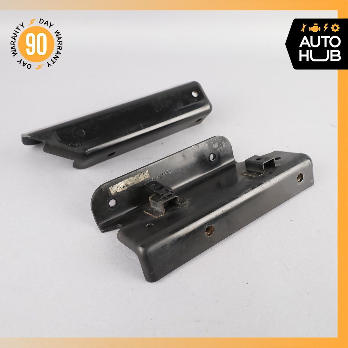 00-02 Bentley Arnage 6.8L V8 A/C Radiator Condenser Support Bracket Set OEM - photo 5