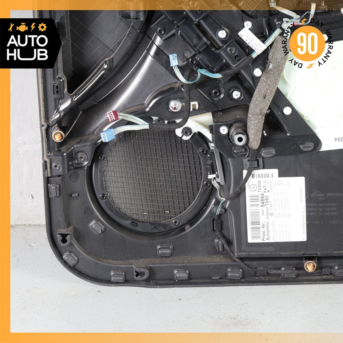 08-14 Mercedes W204 C63 AMG Front Left Driver Interior Door Panel Black OEM - photo 17