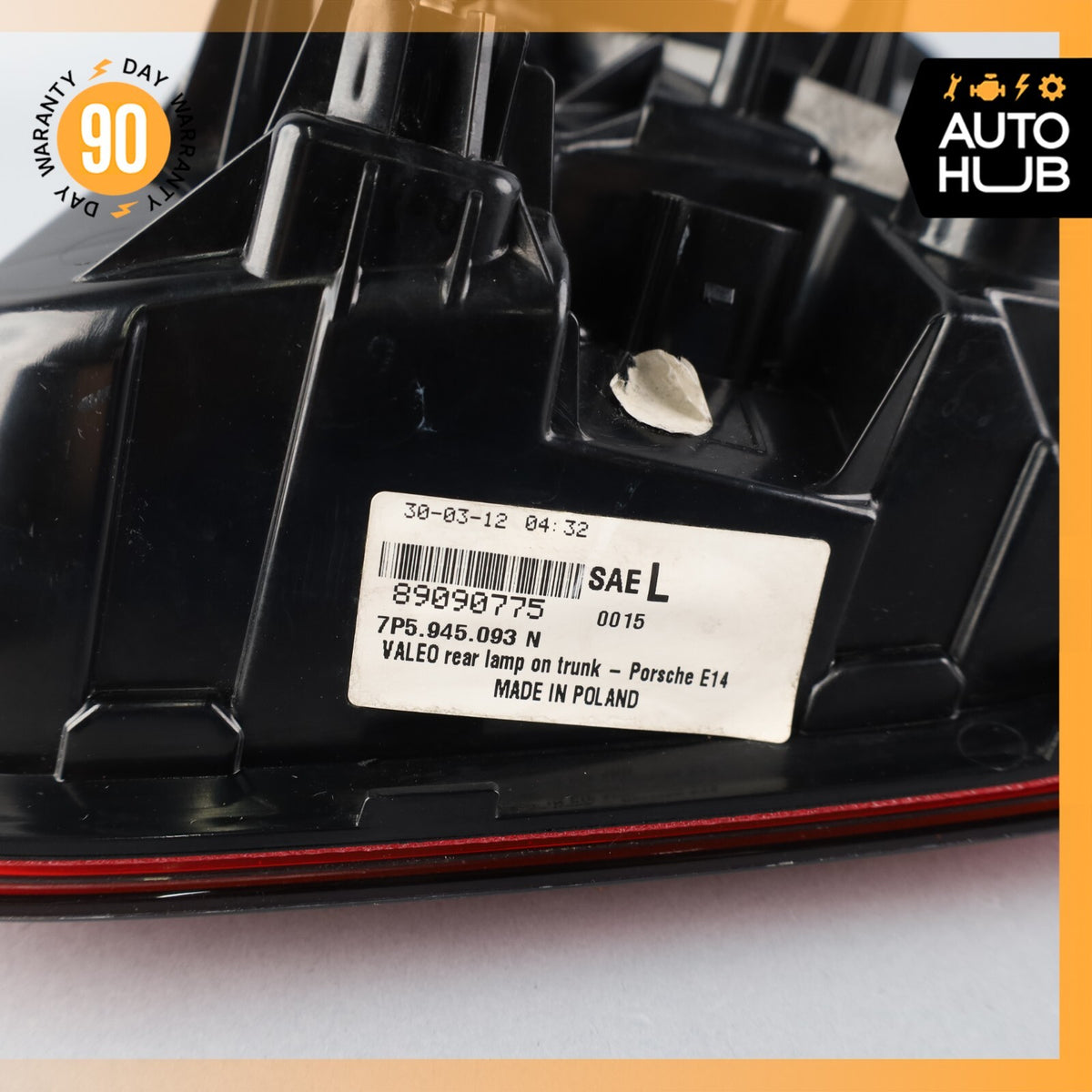 11-14 Porsche Cayenne 958 Hybrid Left Driver Side Inner Tail Light Lamp OEM - photo 14