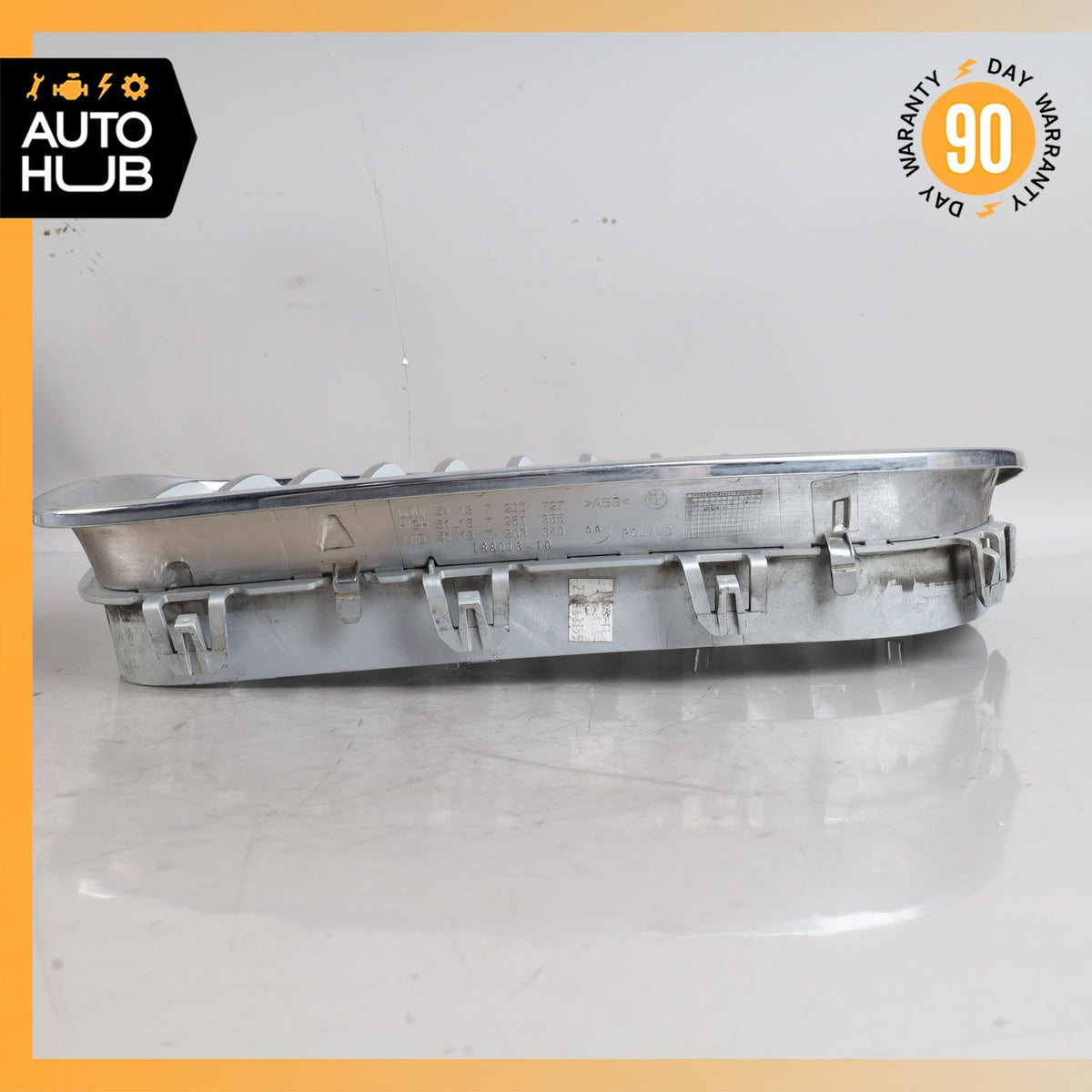 11-13 BMW F10 550i ActiveHybrid 5 Left Side Radiator Hood Grill Grille OEM - photo 4