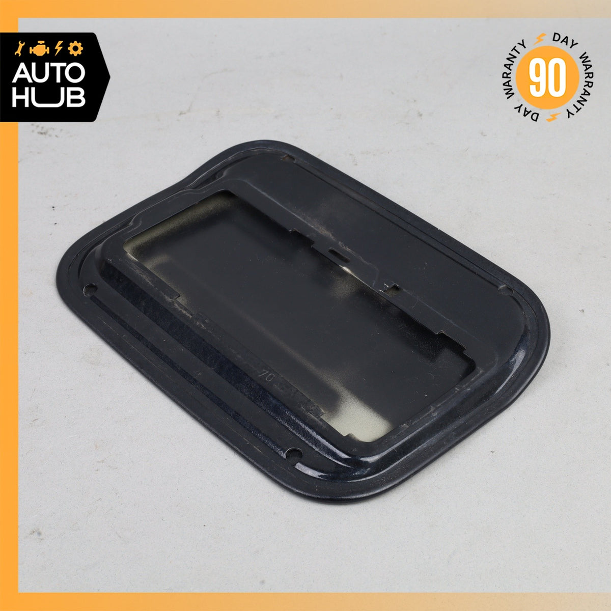 04-10 BMW E60 550i 528i 535i Fuel Gas Tank Filler Door Lid Black OEM - photo 4