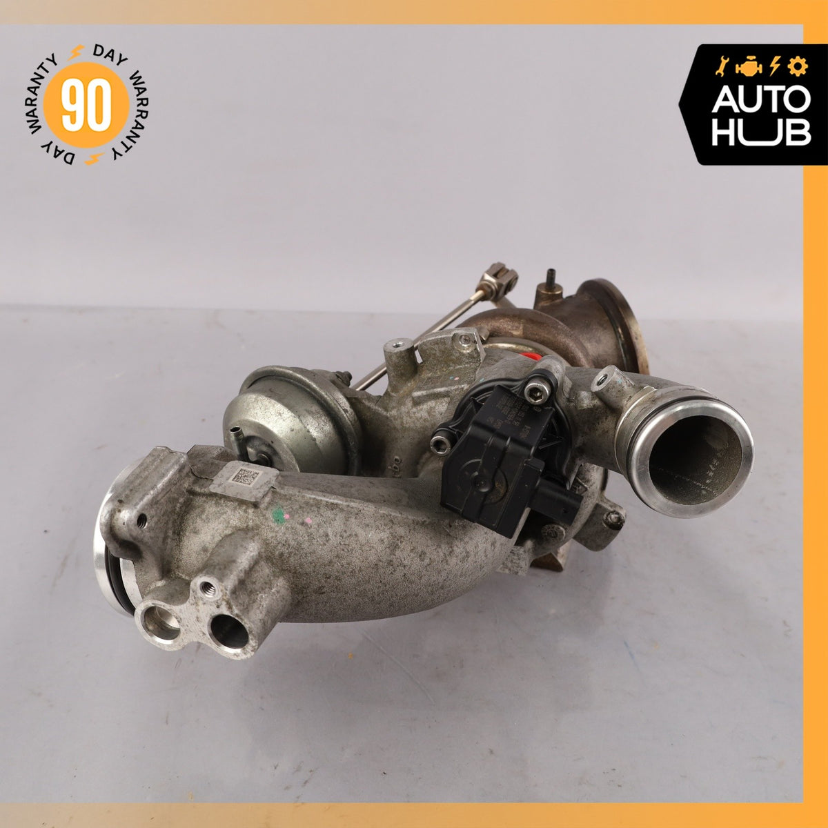 Mercedes W207 E400 4Matic M276 Left Turbocharger Turbo Charger Manifold OEM 79k - photo 3