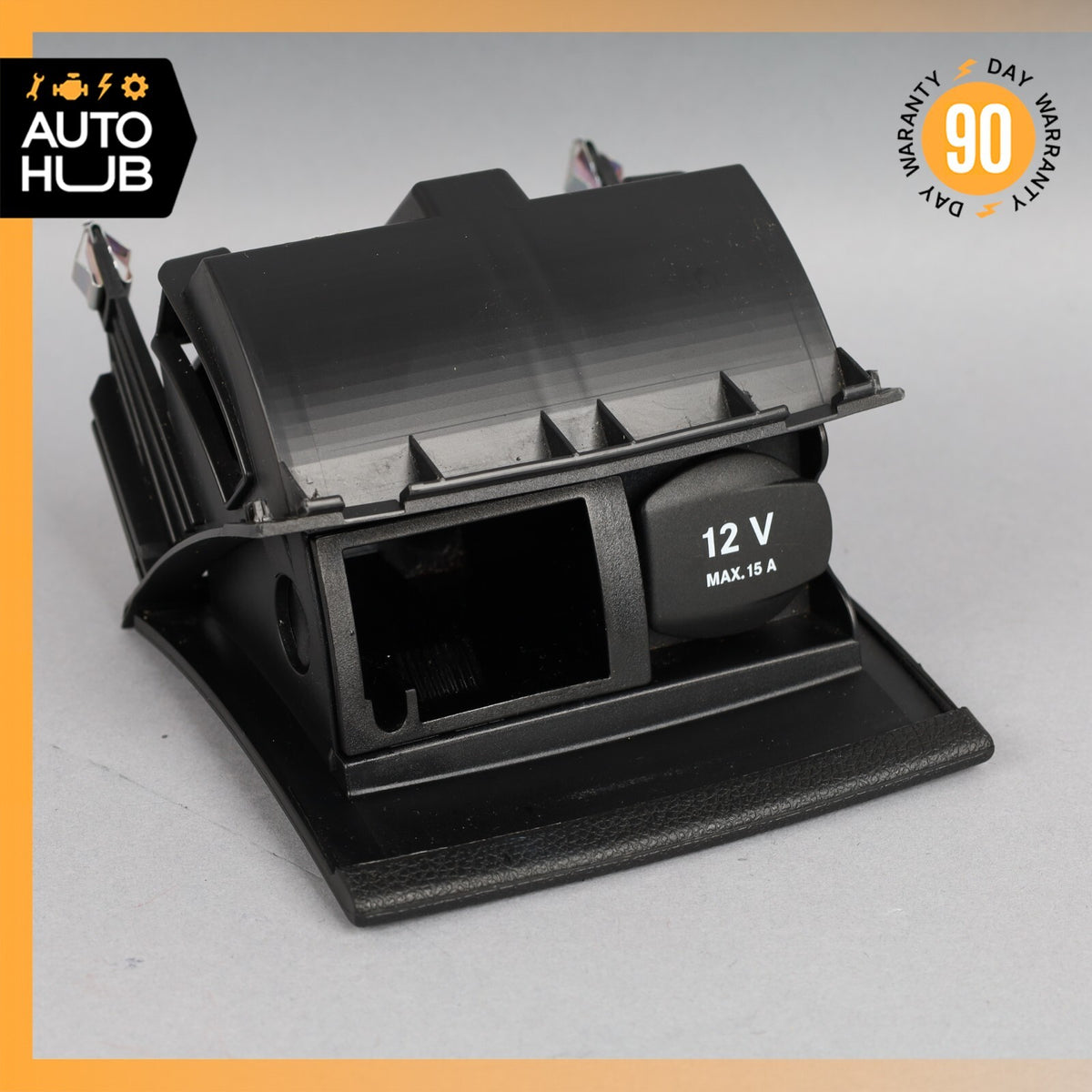 08-17 Mercedes W204 C300 E350 Center Console Ashtray Ash Tray Rear Black OEM - photo 2