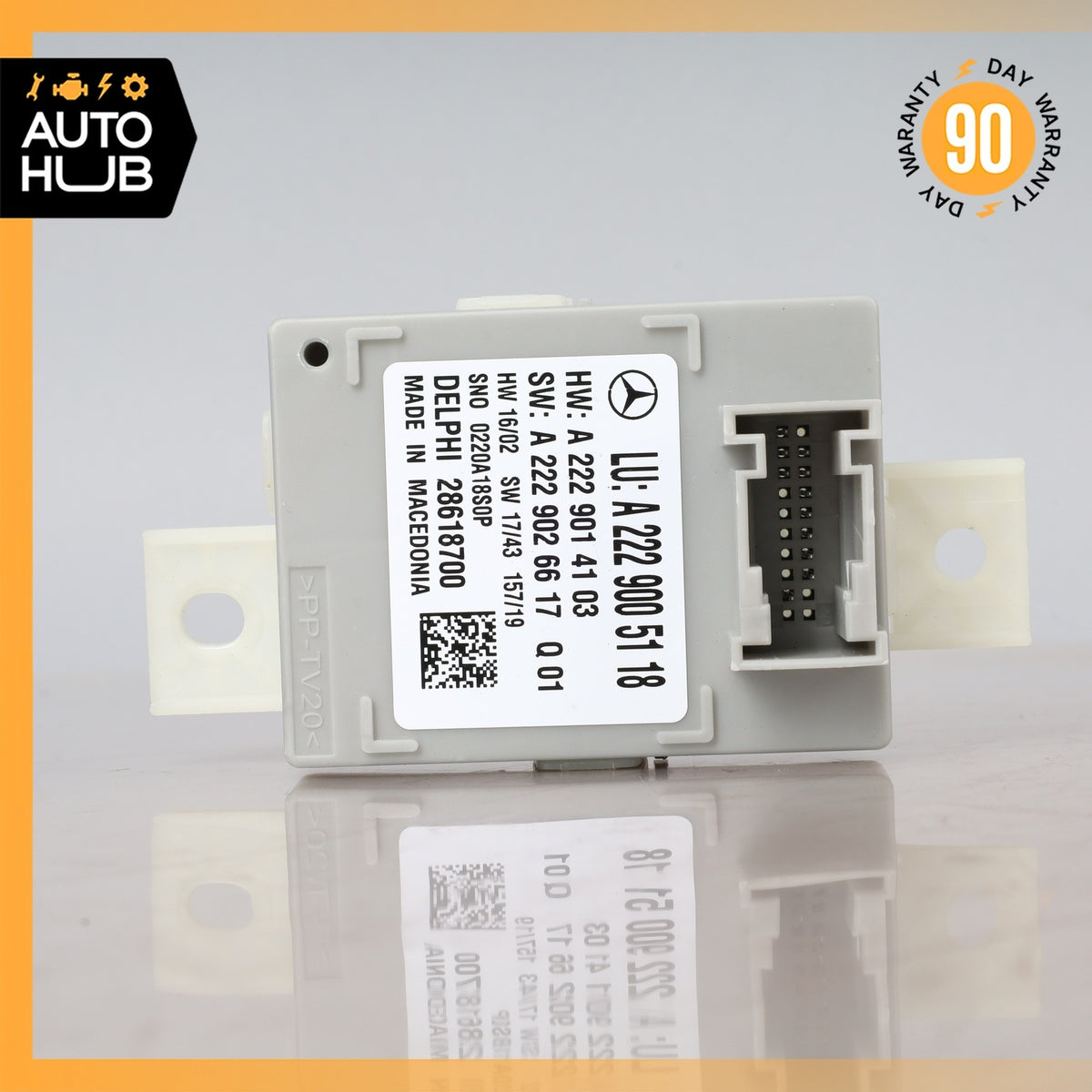 17-23 Mercedes W205 C300 E400 Ambient Lighting Control Module Unit OEM 67k - photo 3