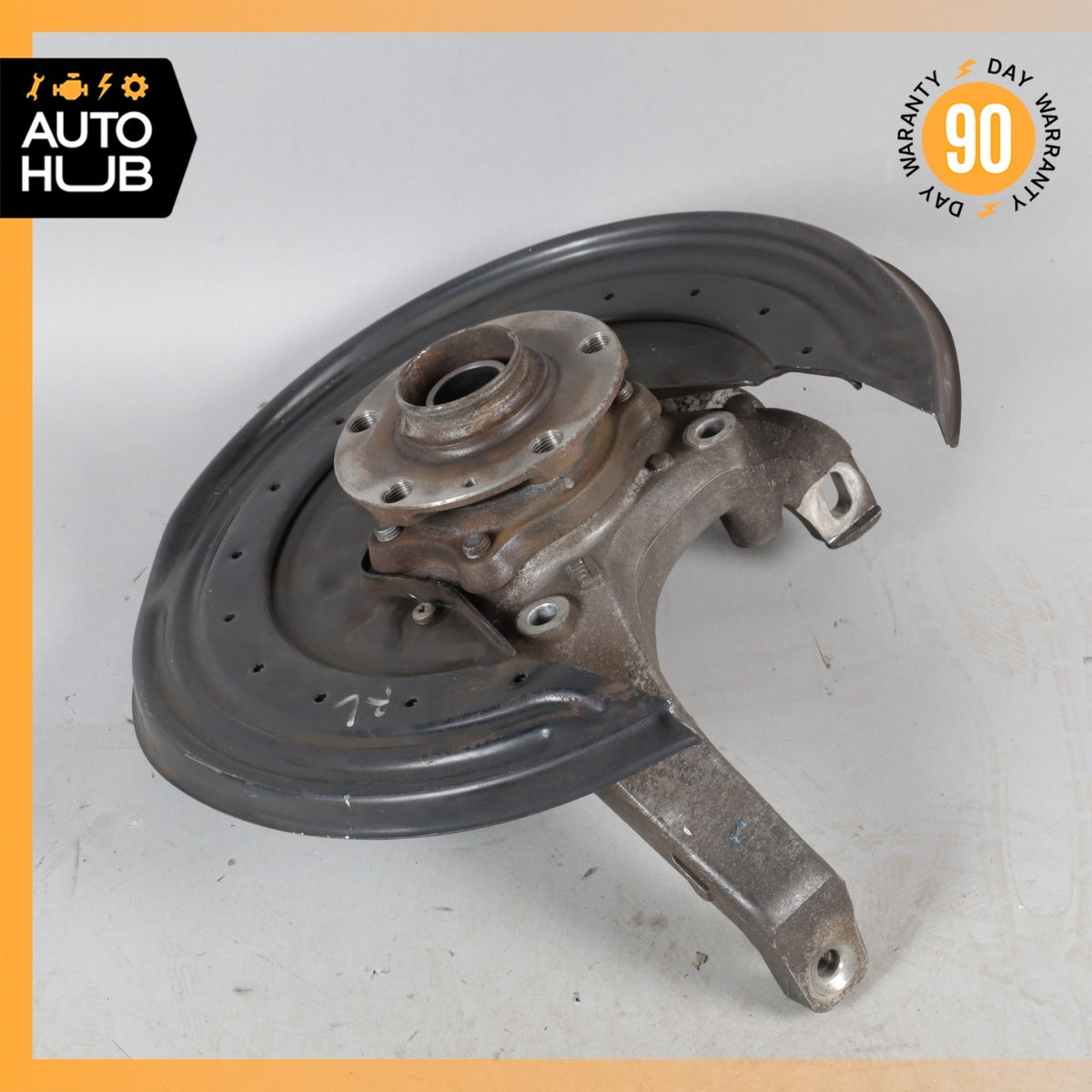03-13 Bentley Continental GT Rear Left Driver Side Spindle Knuckle Hub OEM 61k - photo 8