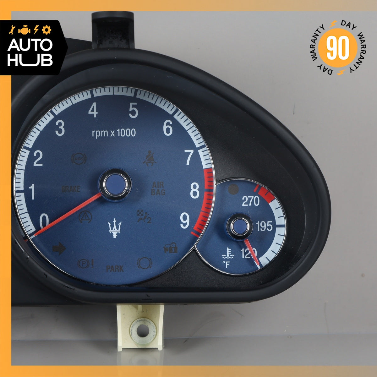 04-08 Maserati Quattroporte M139 4.2L Instrument Cluster Speedometer OEM 84k - photo 4